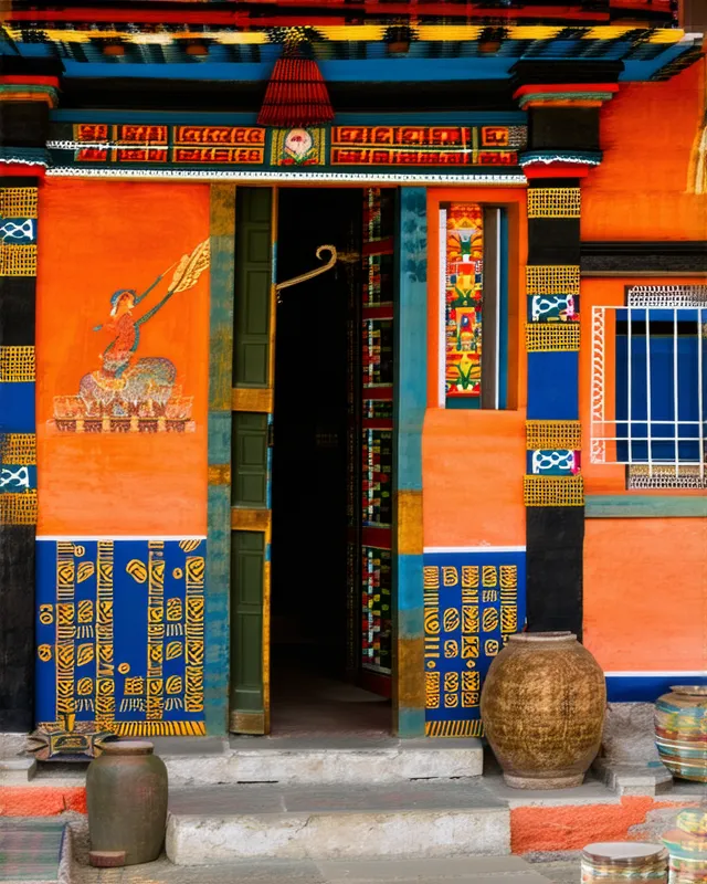 Hidden art studios in Thimphu