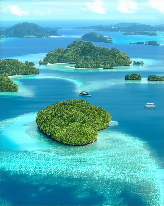 Hidden islands near Kota Kinabalu