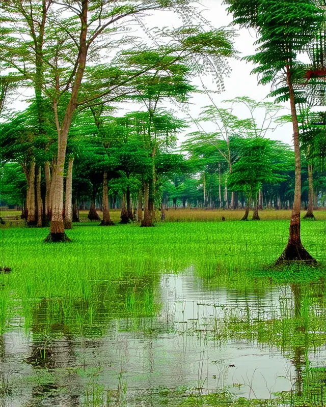 Hidden natural areas in Dhaka