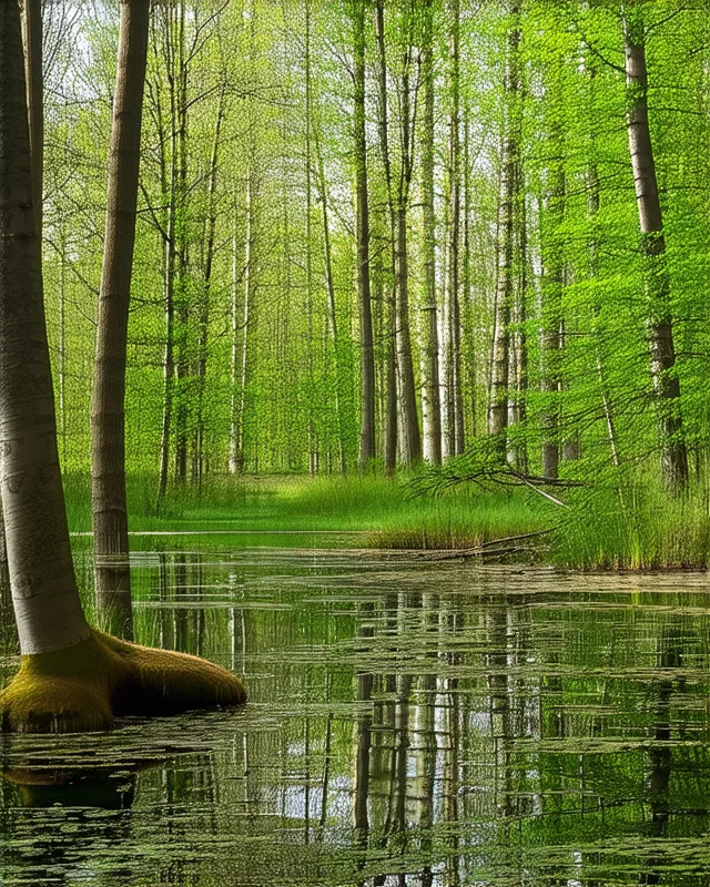 Hidden natural areas in Warsaw