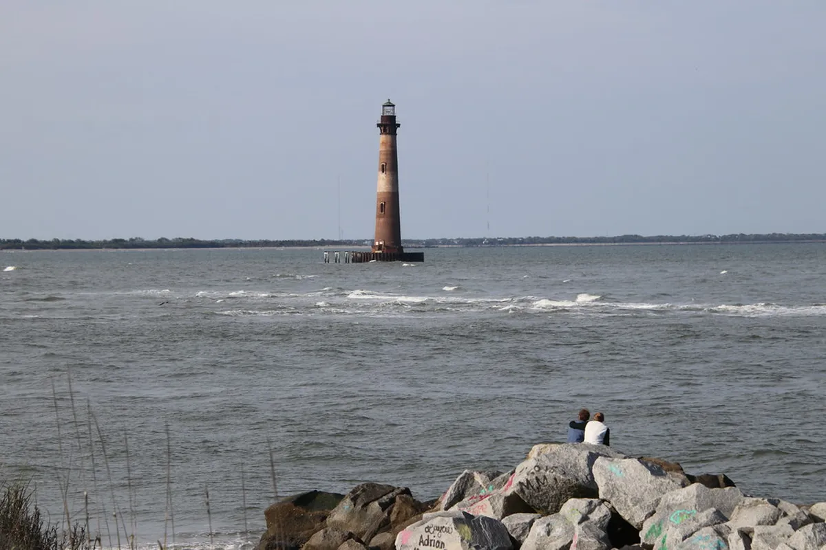 2. Morris Island Lighthouse Beach