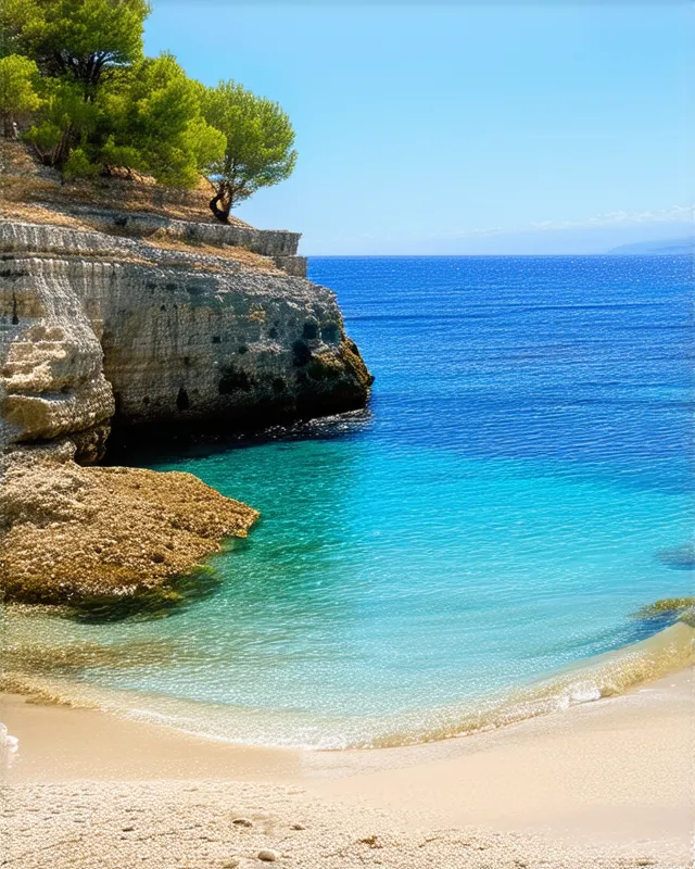 Nice hidden beaches