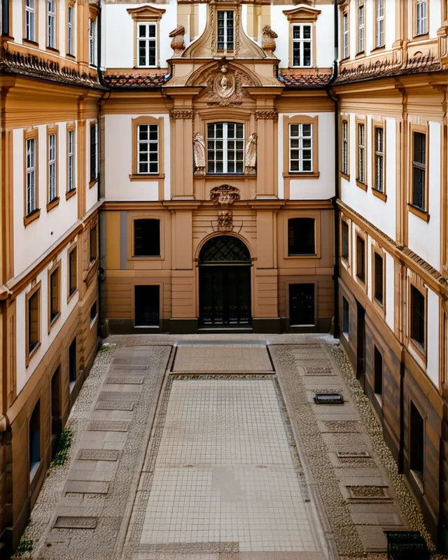 Prague hidden courtyards