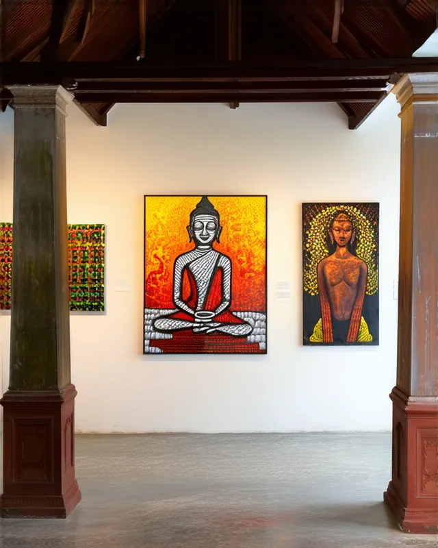 Secret art galleries in Yangon