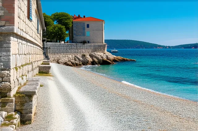 Secret beaches in Piran