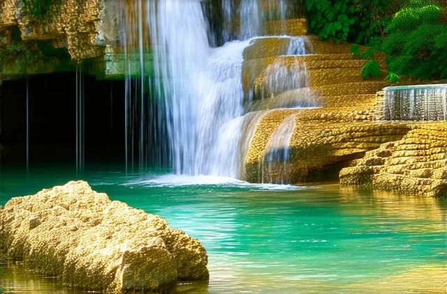 Secret waterfalls in Montego Bay