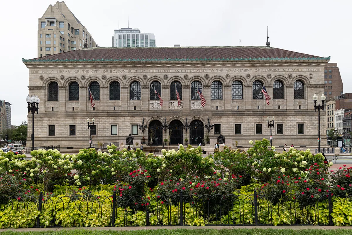 11. The Boston Public Library’s Courtyard