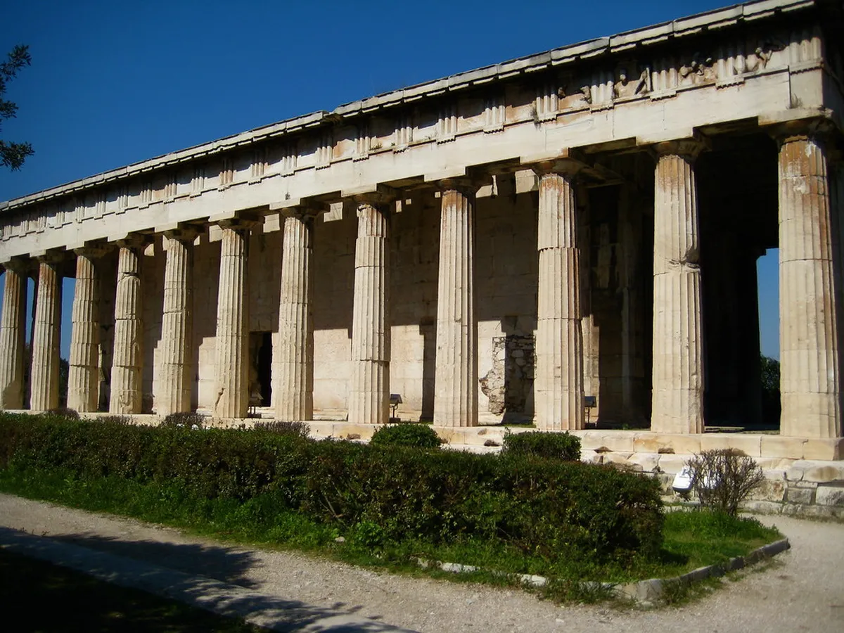 1. The Temple of Hephaestus in Thiseio